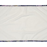 Σελτεδάκι Αδιάβροχο bebe 158 Floral 50X80 Λευκό/Μπλε Cotton 100%