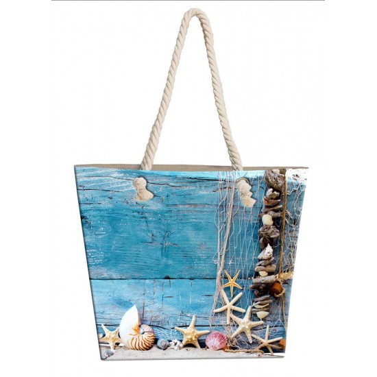 Τσάντα Θαλάσσης Fishing Net 21 40X45 Digital Print 100% Polyester