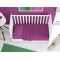 Κατωσέντονο με Λάστιχο bebe Solid 501 0,70X1,40X0,15 Dark Magenta 100% Cotton