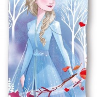 Πετσέτα Θαλάσσης Quick Dry Disney Home Frozen 10 70X140 Ice Blue 100% Microfiber