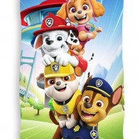 Πετσέτα Θαλάσσης Quick Dry Nickelodeon Paw Patrol 20 70X140 Digital Print Sky Blue 100% Microfiber