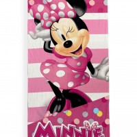 Πετσέτα Θαλάσσης Quick Dry Disney Home Minnie 26 70X140 Pink 100% Microfiber