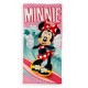 Πετσέτα Θαλάσσης Quick Dry Disney Home Minnie 36 70X140 Turquoise 100% Microfiber Εποχιακά