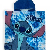 Πόντσο Θαλάσσης Quick Dry Disney Home Lilo & Stitch 35 50X100 Sky Blue 100% Microfiber