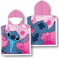 Πόντσο Θαλάσσης Quick Dry Disney Home Lilo & Stitch 22 50X100 Pink 100% Microfiber