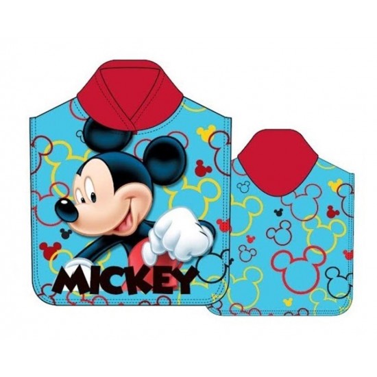 Πόντσο Θαλάσσης Quick Dry Disney Home Mickey 05 50X100 Sky Blue 100% Microfiber