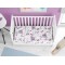 Κατωσέντονο Με Λάστιχο bebe Princess 389 0,70X1,40X0,15 White-Lila 70/30 Cott/Pol