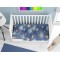 Κατωσέντονο Με Λάστιχο bebe Milky Way 185 0,70X1,40X0,15 Blue 100% Cotton