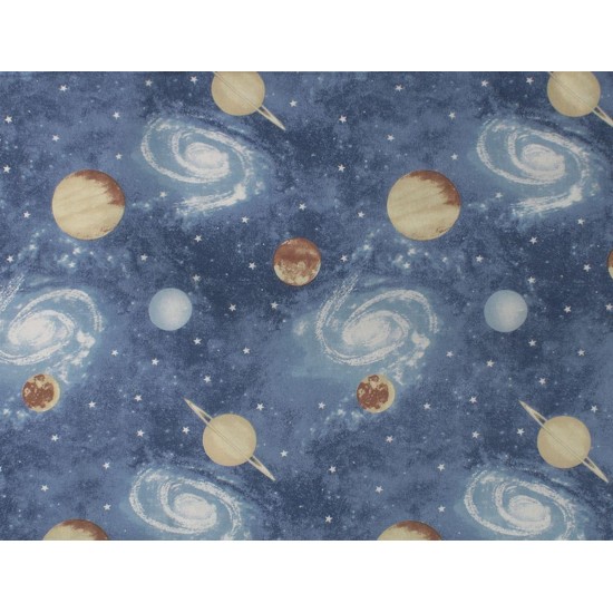 Σεντονάκι Λίκνου bebe Milky Way 185 80X110 Blue 100% Cotton