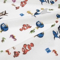 Σεντονάκι Λίκνου bebe Nemo 31 80X110 White 100% Cotton Flannel