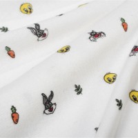 Σεντονάκι Λίκνου bebe Looney Tunes 38 80X110 White 100% Cotton Flannel