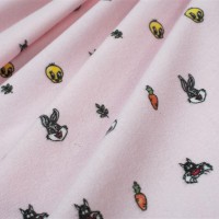 Σεντονάκι Λίκνου bebe Looney Tunes 39 80X110 Pink 100% Cotton Flannel