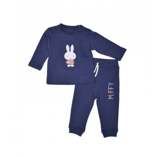 Miffy Des.61 Σετ Φόρμας 2τ Μπλε Σκούρο 6 Mηνών/68cm