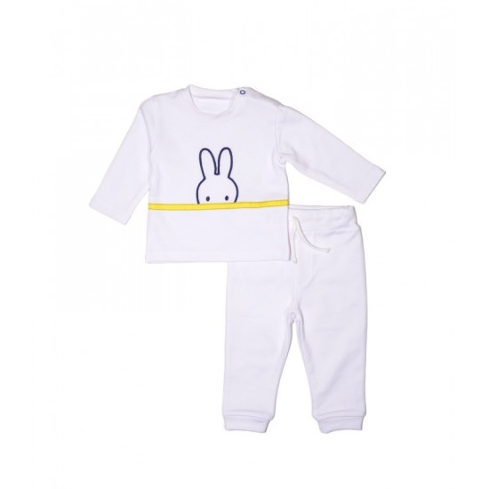 Miffy Des.60 Σετ Φόρμας 2τ Λευκό 9 Mηνών/74cm