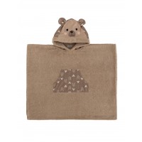 PONCHO KIDS BATH TEDDY